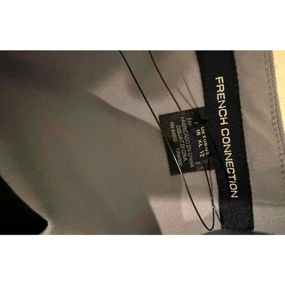 French Connection Whisper Light Strappy Dress in Smoulder - Picture 4 of 4